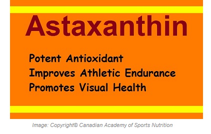 Astaxanthin Antioxidant 1 Canadian Academy of Sports Nutrition caasn