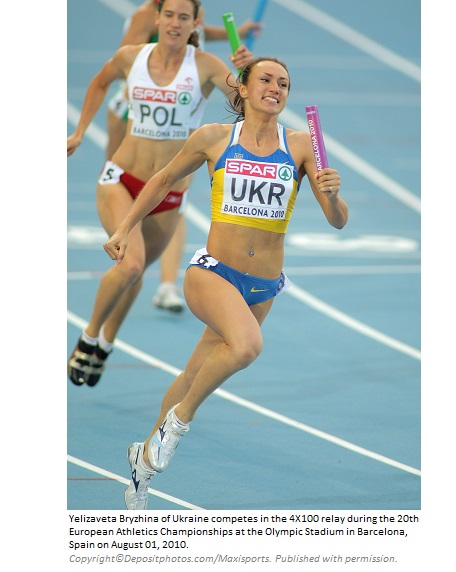 Athletics 4X100 m relay 1 Canadian Academy of Sports Nutrition caasn